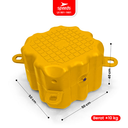 SPEEDS Kubus Apung HDPE Dermaga Multifungsi 50x50x40 cm 001-1601