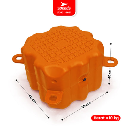 SPEEDS Kubus Apung HDPE Dermaga Multifungsi 50x50x40 cm 001-1601