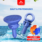 SPEEDS Pin Locking Pin Bolt Screw Floating Cube HDPE Material Floating Dock Magic Float LX 001-1603