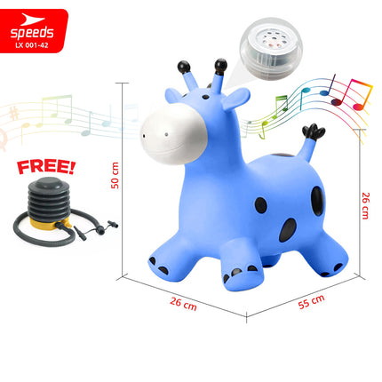 SPEEDS Mainan Kuda Kudaan Karet Mainan Tunggangan Rocking Horse Animal Jumping Horse 001-42
