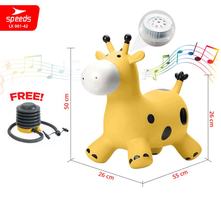 SPEEDS Mainan Kuda Kudaan Karet Mainan Tunggangan Rocking Horse Animal Jumping Horse 001-42