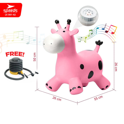 SPEEDS Mainan Kuda Kudaan Karet Mainan Tunggangan Rocking Horse Animal Jumping Horse 001-42