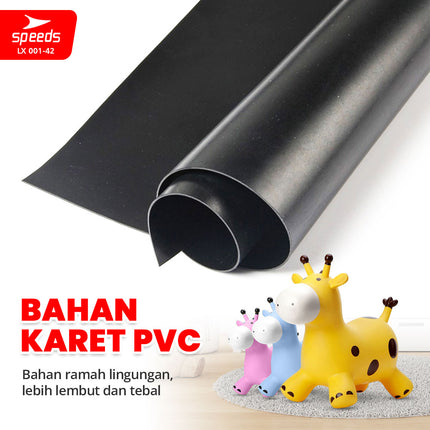 SPEEDS Mainan Kuda Kudaan Karet Mainan Tunggangan Rocking Horse Animal Jumping Horse 001-42