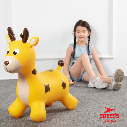 SPEEDS Rubber Rocking Horse Animal Jumping Horse 001-43