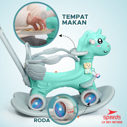 MOLION Mainan Kuda-Kudaan Rocking Horse 001-M1006