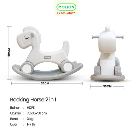 Educational HDPE Kids Rocking Horse Toy for Ages 1-6 001-M1007