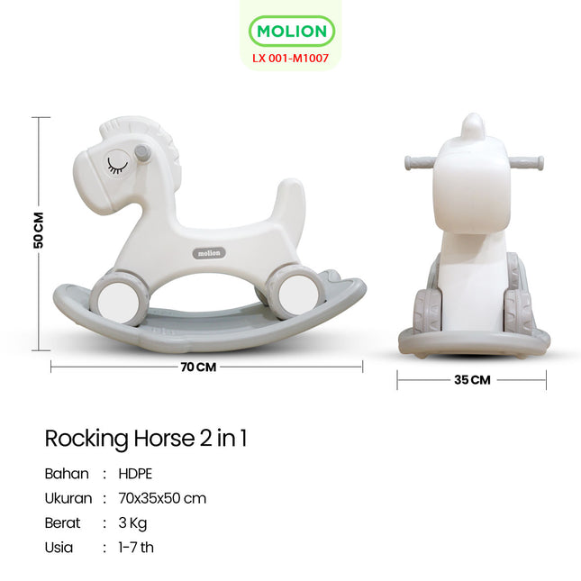 Educational HDPE Kids Rocking Horse Toy for Ages 1-6 001-M1007