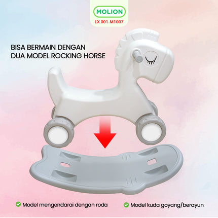 Educational HDPE Kids Rocking Horse Toy for Ages 1-6 001-M1007