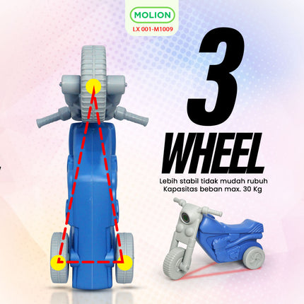 Kids' Racing Motorcycle HDPE Ride-On Toys 001-M1009
