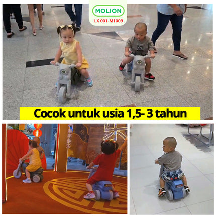 Kids' Racing Motorcycle HDPE Ride-On Toys 001-M1009
