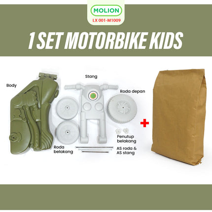 Kids' Racing Motorcycle HDPE Ride-On Toys 001-M1009