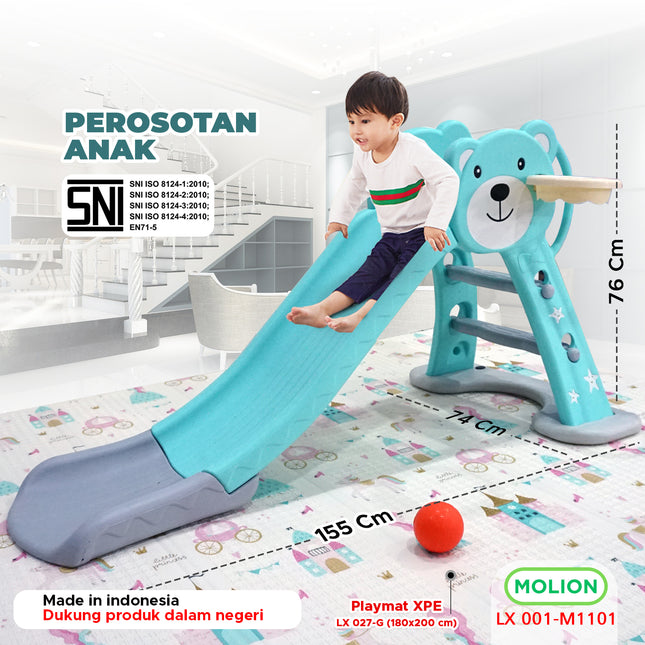 SNI Certified Toys Kids Slide Children's Slide Playground Slide BabyFence PlayFence Standard 001-M1101