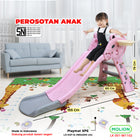 SNI Toys Children's Slide with Fence Swing Rocking Horse and Standard Mat 001-M1102