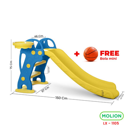 SNI Certified Kids Slide, Horse Slide, Children's Entertainment, HDPE Standard 001-M1105