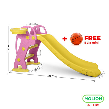 SNI Certified Kids Slide, Horse Slide, Children's Entertainment, HDPE Standard 001-M1105