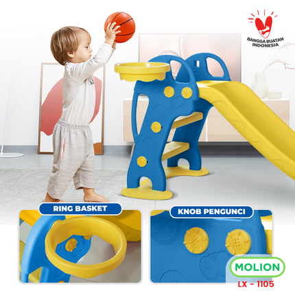 SNI Certified Kids Slide, Horse Slide, Children's Entertainment, HDPE Standard 001-M1105