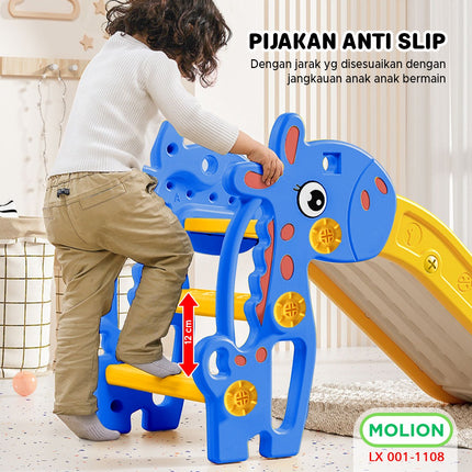 SNI Slide for Kids, Children's Toy Slide, Playground Slide, Animal Model Giraffe, Standard 001-M1108