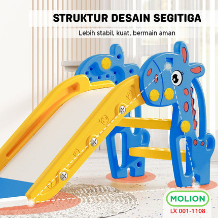 SNI Slide for Kids, Children's Toy Slide, Playground Slide, Animal Model Giraffe, Standard 001-M1108