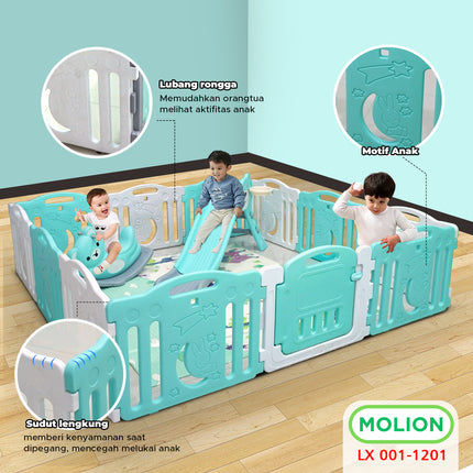 Kids' Playpen Baby Fence Complete and Sturdy 001-M1201