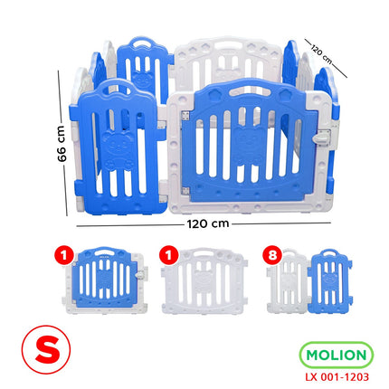 Baby Playpen Baby Fence Baby Play Toy Playfence Baby Fence with Slide Rocking Horse Sturdy Babyfence 001-M1203