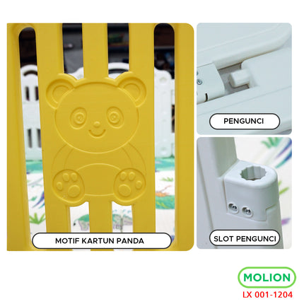 SPEEDS Pagar Bayi Playfence Pengaman Anak 001-M1204