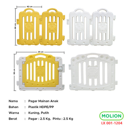 SPEEDS Pagar Bayi Playfence Pengaman Anak 001-M1204