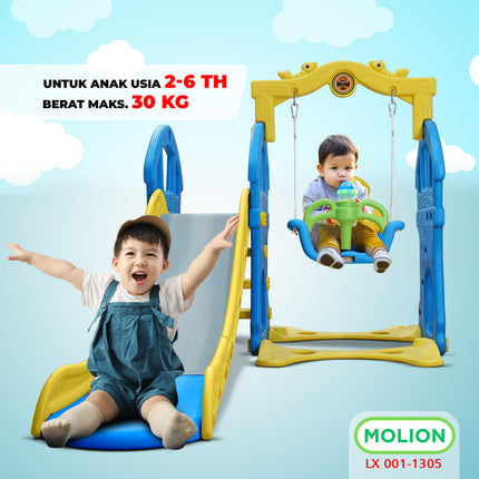 SNI Kids' Slide Swing Set 3-in-1 Premium - Standard 001-M1305