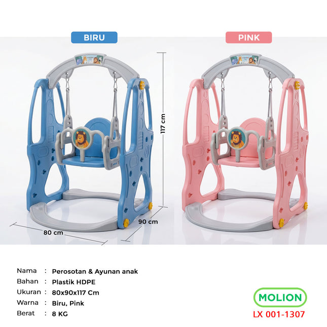 SNI Toys Kid Swing Playground HDPE Swing Children's Entertainment Standard 001-M1307