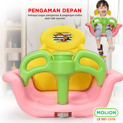 SNI Kids Swing Toy Horse Swing Cute Character Play Playground Playgym Standard 001-M1310