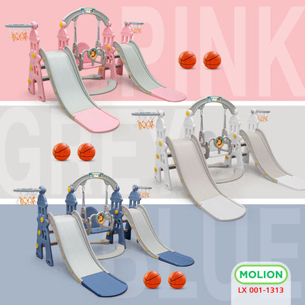 5-in-1 Slide Swing Double Slide Playground 001-M1313