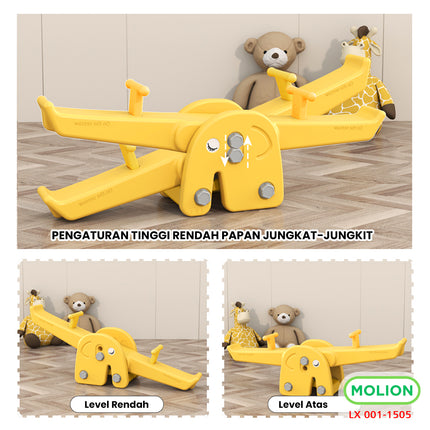 SNI Toy Seesaw for Kids, Slide Seesaw, Playground Slide, Rocking Horse, Standard 001-M1503