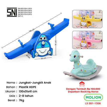 SPEEDS Mainan Jungkat Jungkit Anak HDPE 001-M1506