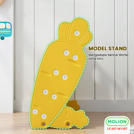 3-Tier Kids Book Rack Magazine Comic Organizer Storage Rack LX 001-M1507 Rocking Horse Slide