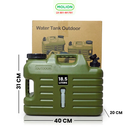 SPEEDS Jerigen Air Water Tank Food Grade 18.5L 001-M1701