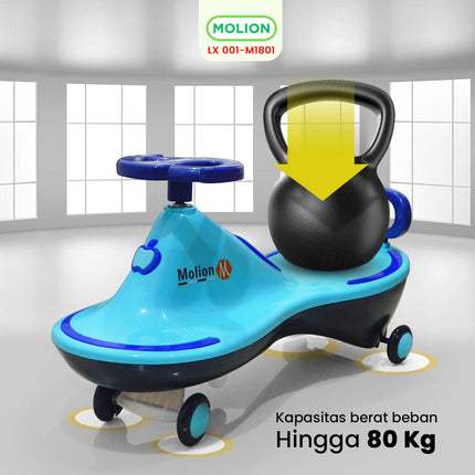 SPEEDS Push Car Twister Car Swing Car Ride On Musical Kids Toy Car 001-M1801