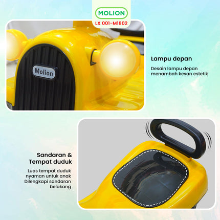 SPEEDS Twister Car Mainan Mobil Dorong Musik Anak 001-M1802