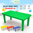 Children's Study Desk Thick Sturdy Rectangular HDPE Kids Table Preschool Kindergarten Rectangular Table 001-M2020