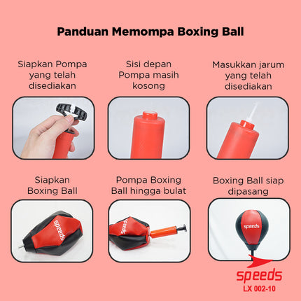 SPEEDS Punching Bag Speed Ball Standing Portable Punching Training Equipment 002-10