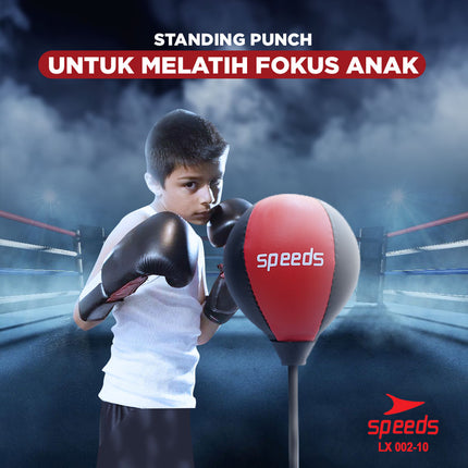 SPEEDS Punching Bag Speed Ball Standing Portable Punching Training Equipment 002-10