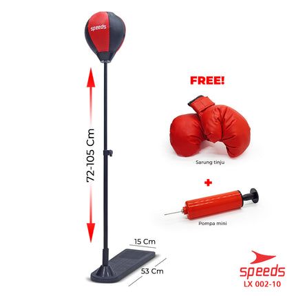 SPEEDS Punching Bag Speed Ball Standing Portable Punching Training Equipment 002-10