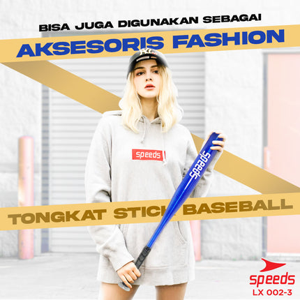 SPEEDS Stick Bat Baseball Softball Kasti Bat 76cm 002-3 30in