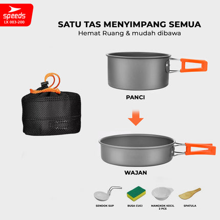 SPEEDS Alat Masak Set 2in1 003-200