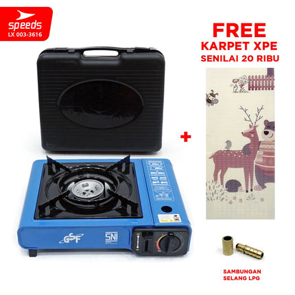 SPEEDS Kompor Gas Portabel 2in1 Portable 003-3616