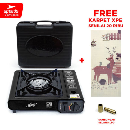 SPEEDS Kompor Gas Portabel 2in1 Portable 003-3616