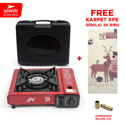 SPEEDS Kompor Gas Portabel 2in1 Portable 003-3616