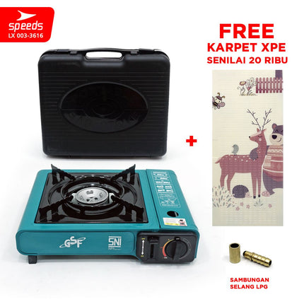 SPEEDS Kompor Gas Portabel 2in1 Portable 003-3616