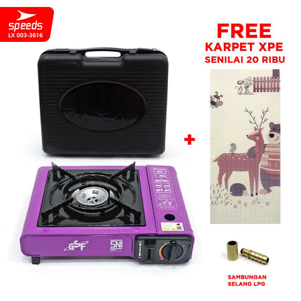 SPEEDS Kompor Gas Portabel 2in1 Portable 003-3616