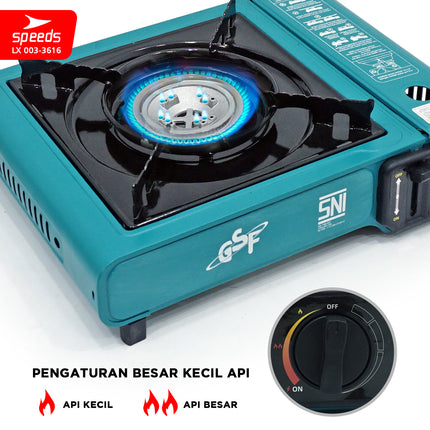 SPEEDS Kompor Gas Portabel 2in1 Portable 003-3616