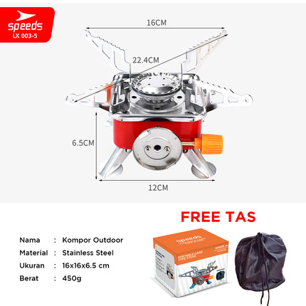 SPEEDS Kompor Camping + TAS 003-5