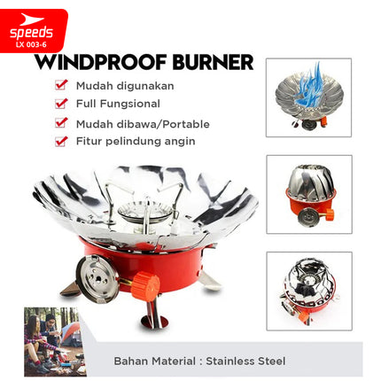 SPEEDS Kompor Gas Portable + Tas 003-6